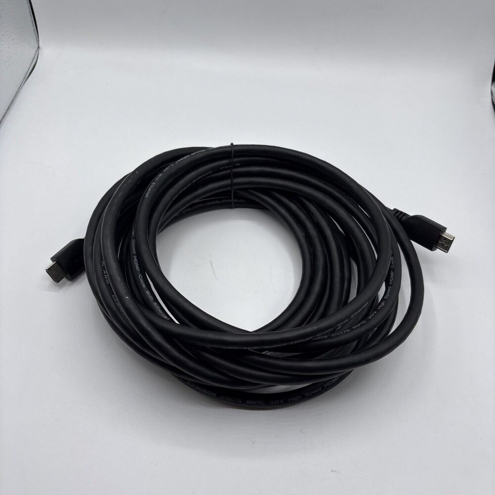 25 FT High Speed HDMI Cable with Ethernet ONN brand E230809 25’